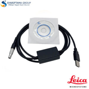 Leica 734700 GEV189 Data Transfer Cable LEMO to USB