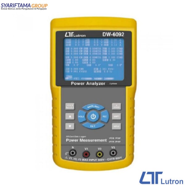 Lutron DW-6092 3 Phase Power Analyzer