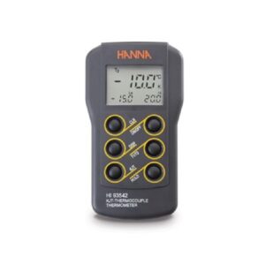 Hanna HI93542 Dual Channel K, J, T-Type Thermocouple Thermometer