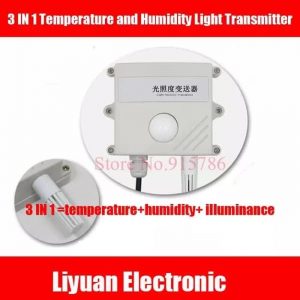 3 IN 1 Temperature Humidity Light Transmitter Lux Meter RS485