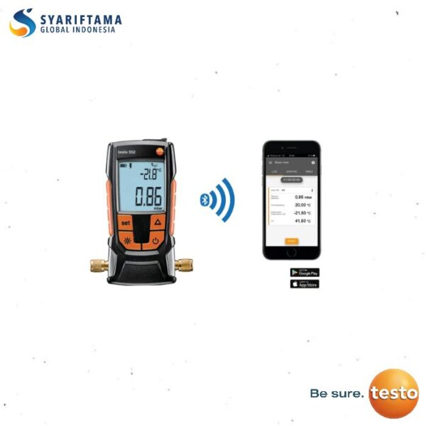 Testo 552 Digital Vacuum Gauge with Bluetooth