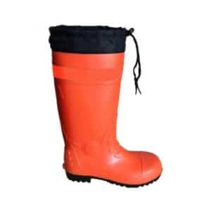 Krisbow Sepatu Boot Pvc Dengan Reflektor Xl - Oranye